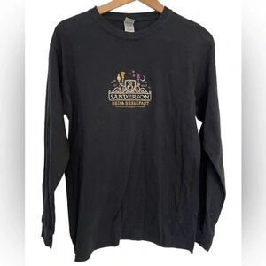 Gildan embroidered long sleeves Hocus Pocus themed  shirt size medium